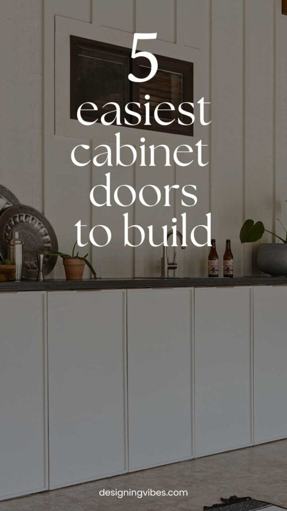 easy diy cabinet doors painted white and made from plywood and trim for a kitchen