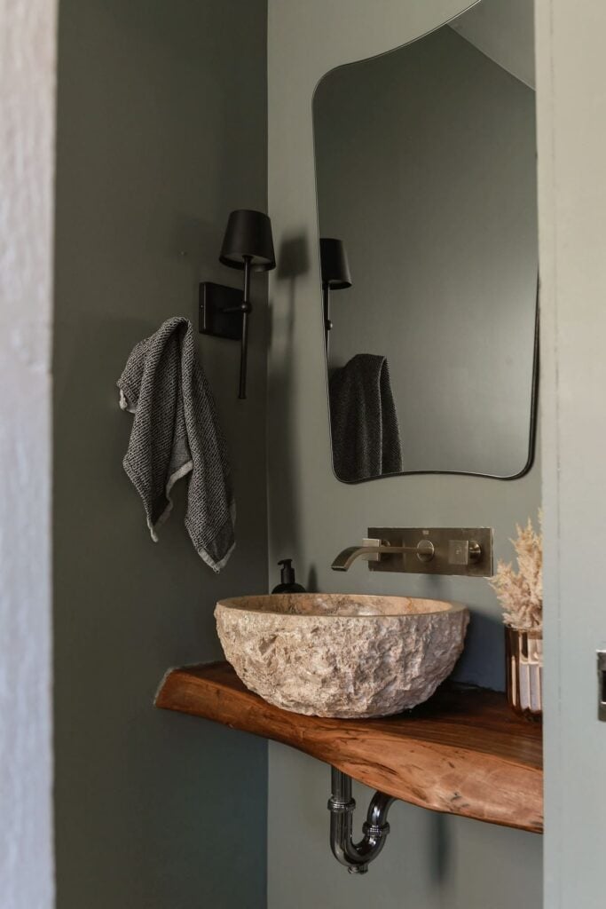 room color drenched in Duxbury Gray by Benjamin Moore