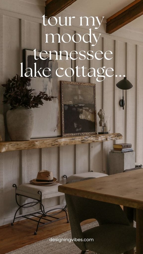 tour a moody, euro modern lake cottage in tennessee